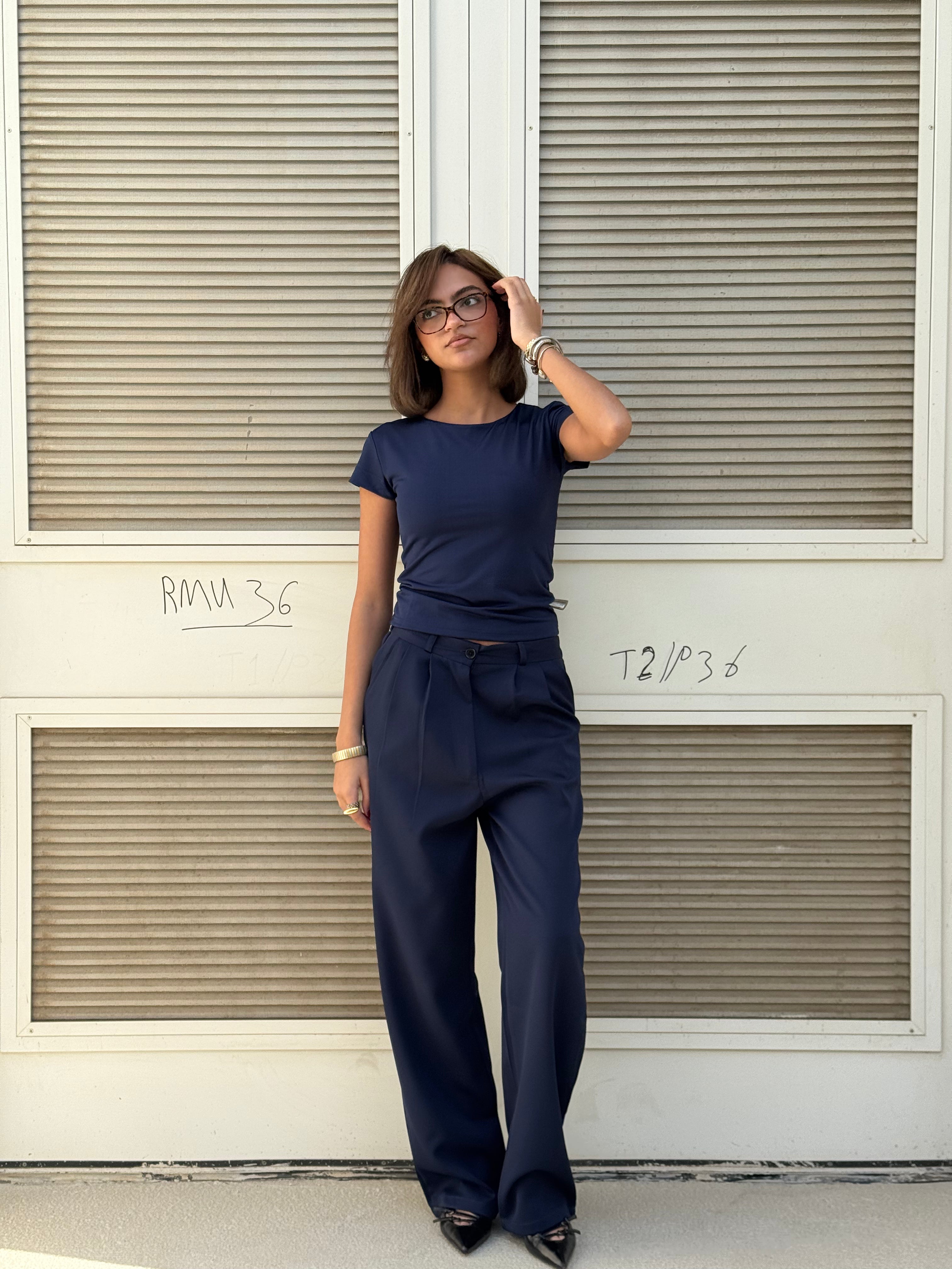 Wide-Leg classic Pants