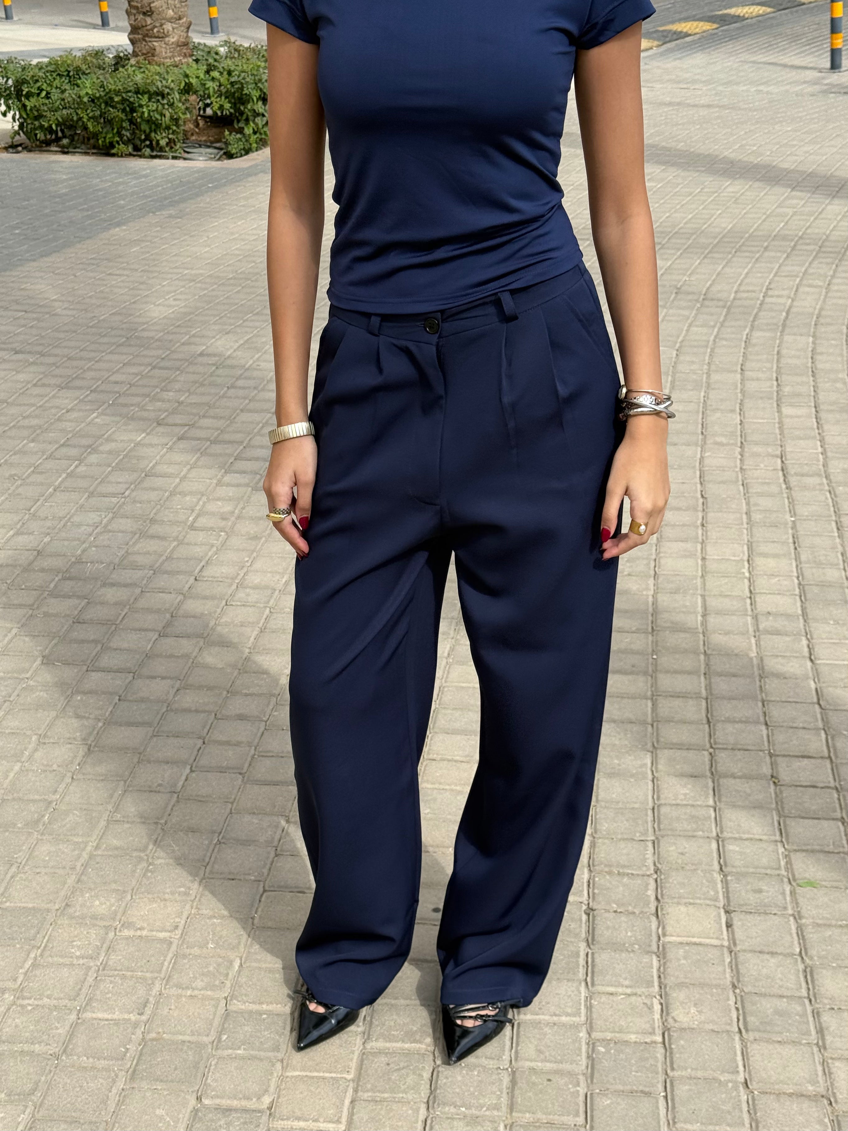 Wide-Leg classic Pants