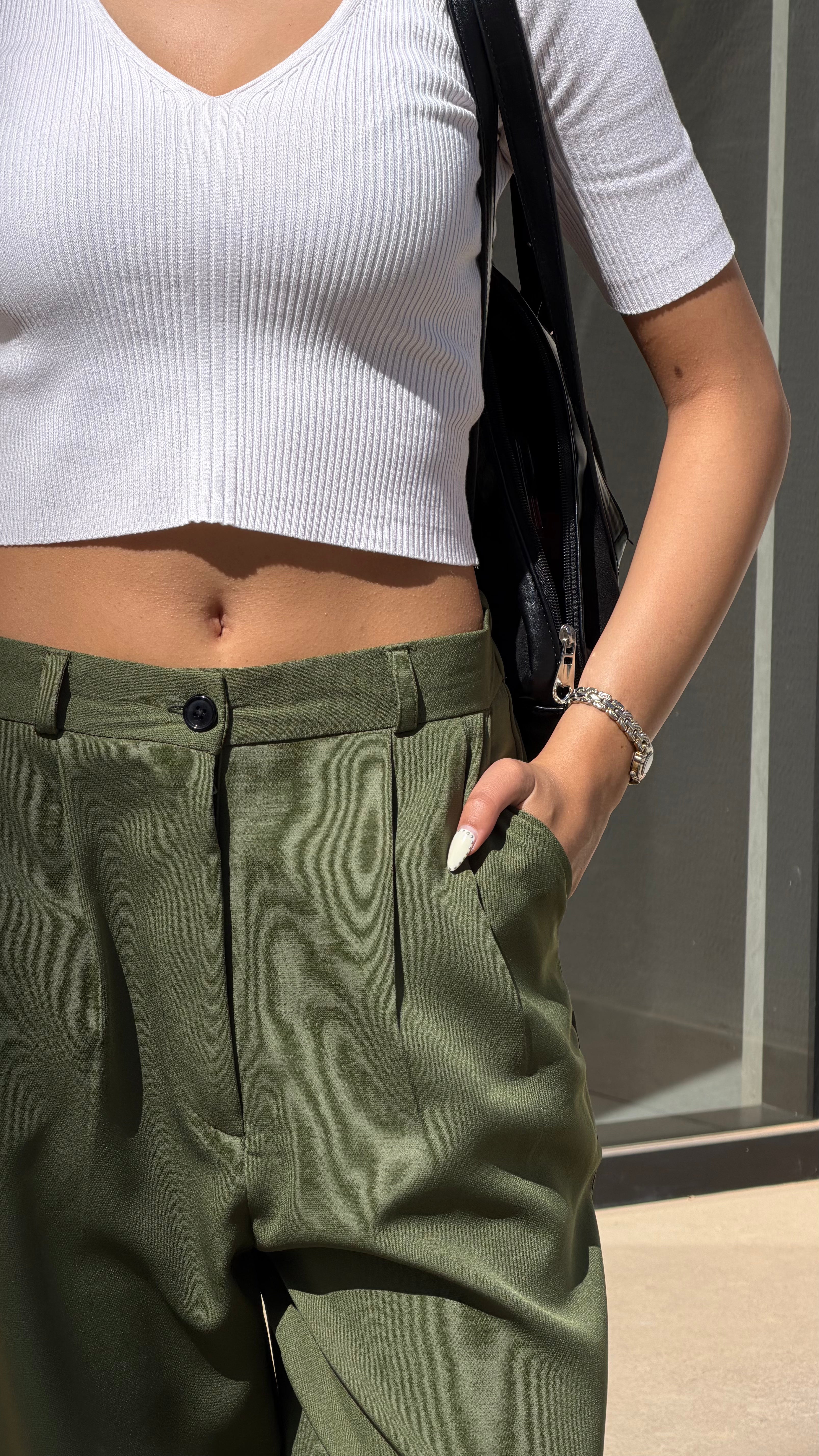 Wide-Leg classic Pants