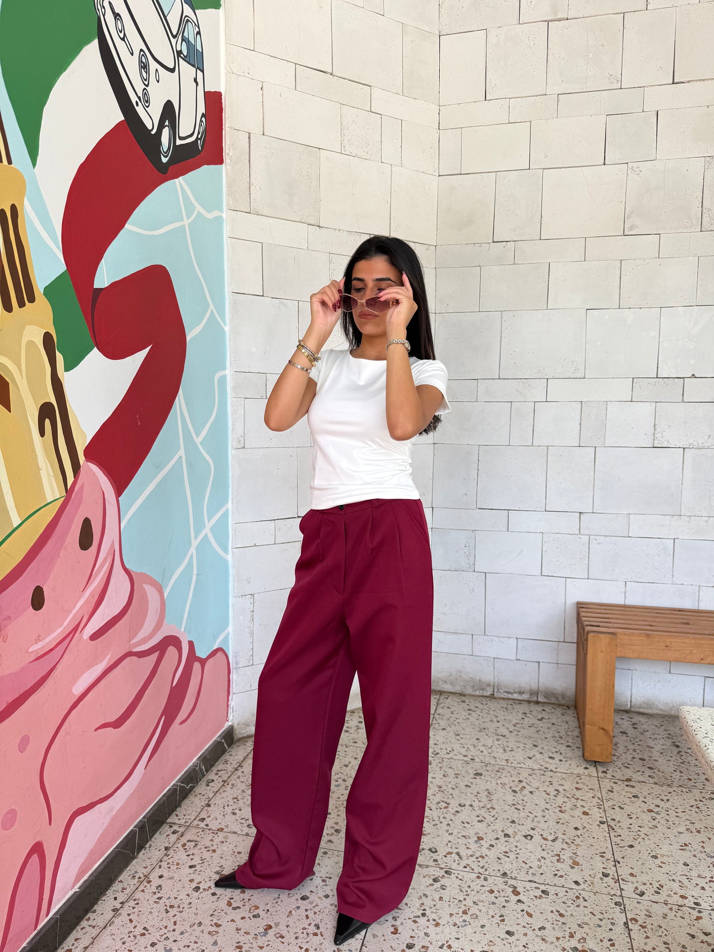 Wide-Leg classic Pants