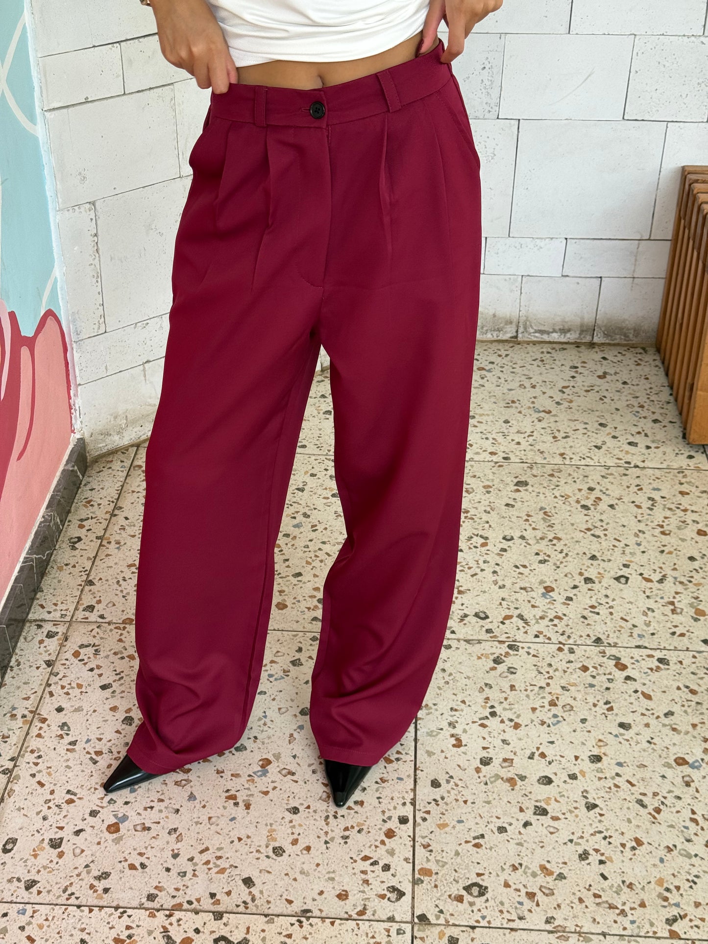 Wide-Leg classic Pants