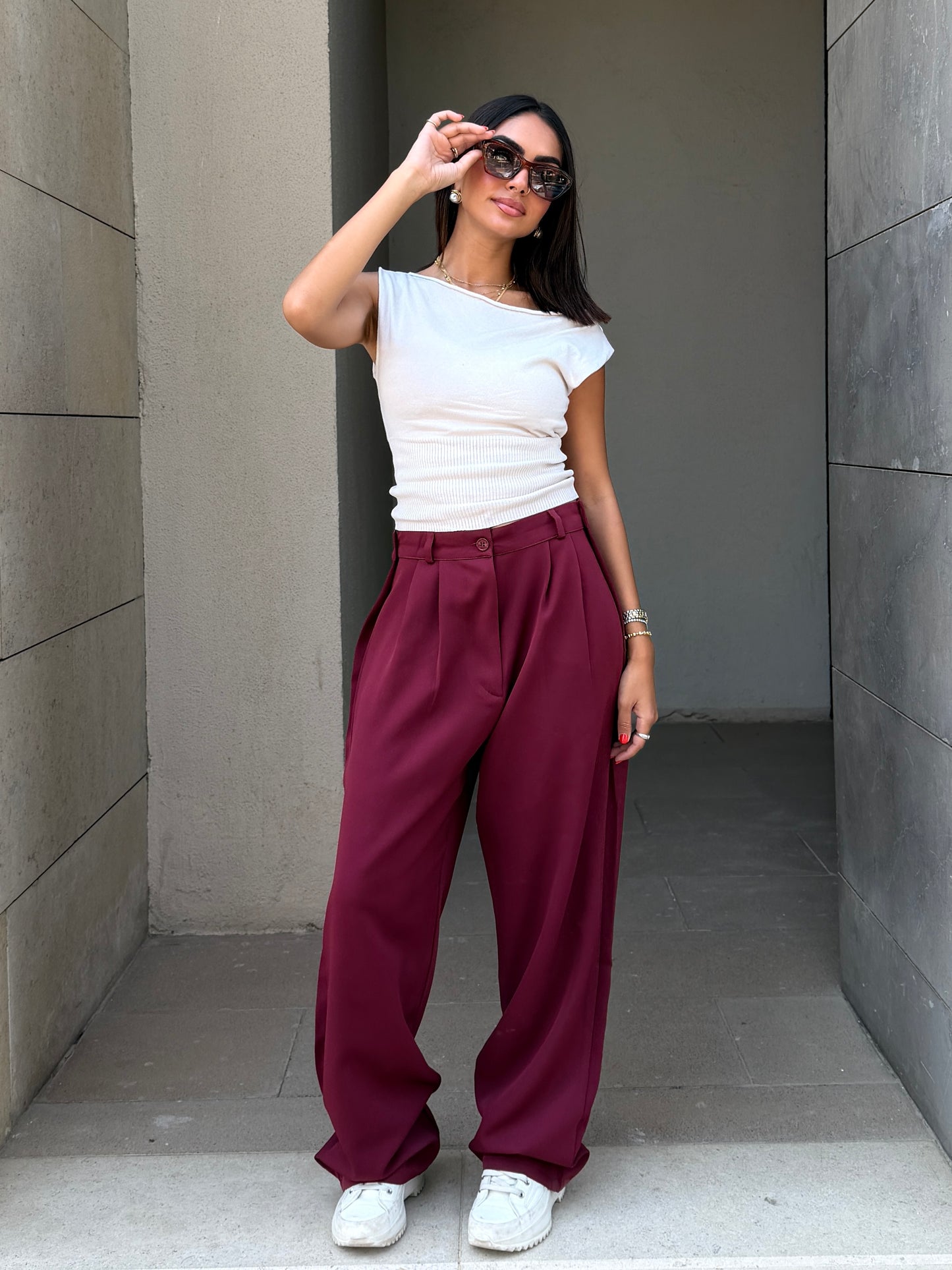 Smart Tailored Pants | Wide-Leg Fit