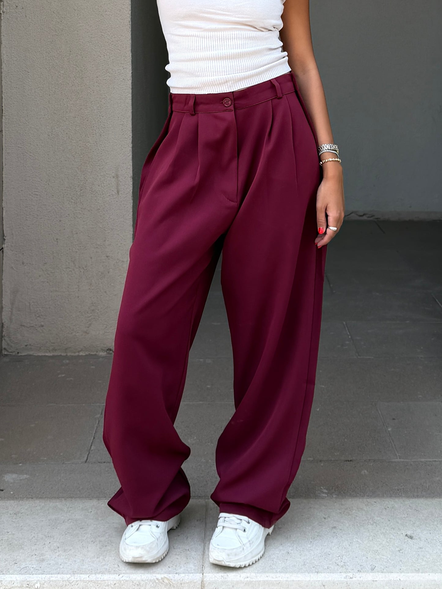 Smart Tailored Pants | Wide-Leg Fit