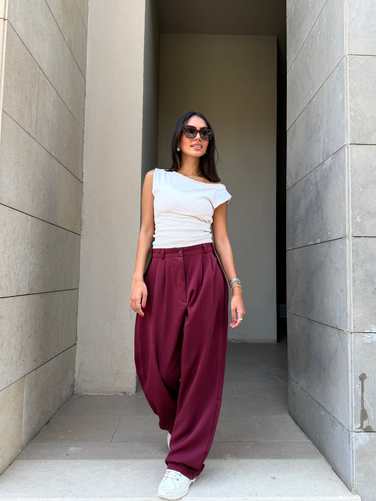 Smart Tailored Pants | Wide-Leg Fit