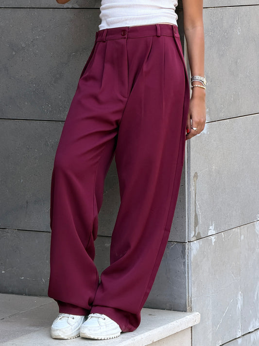 Smart Tailored Pants | Wide-Leg Fit