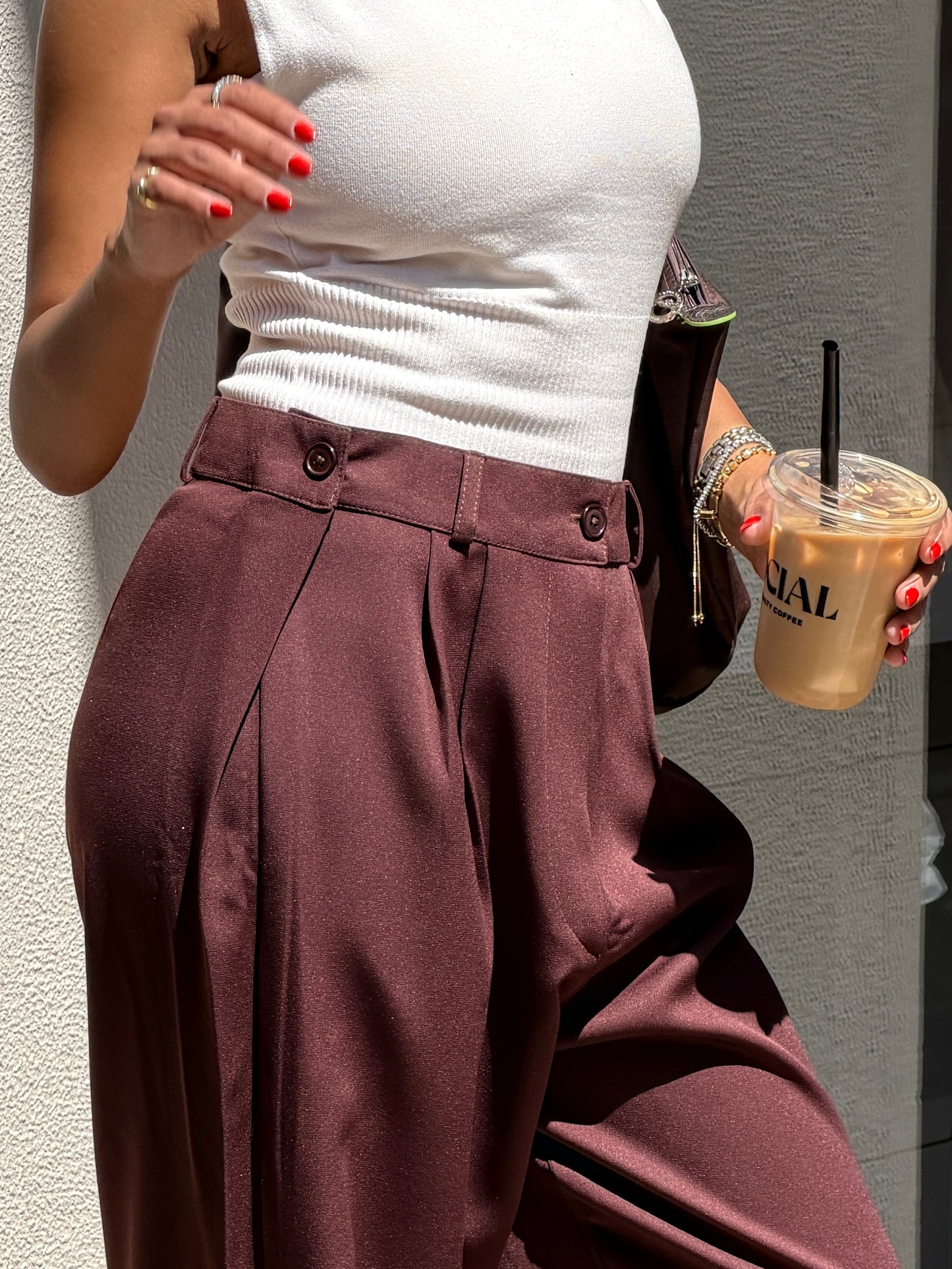 Smart Tailored Pants | Wide-Leg Fit