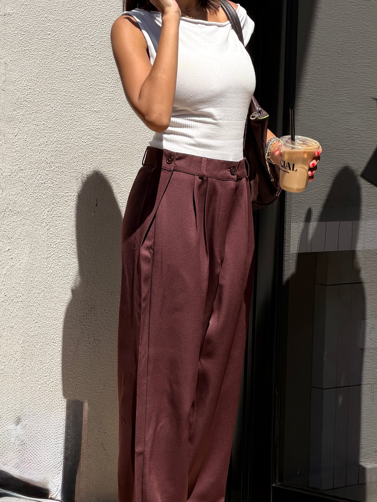 Smart Tailored Pants | Wide-Leg Fit