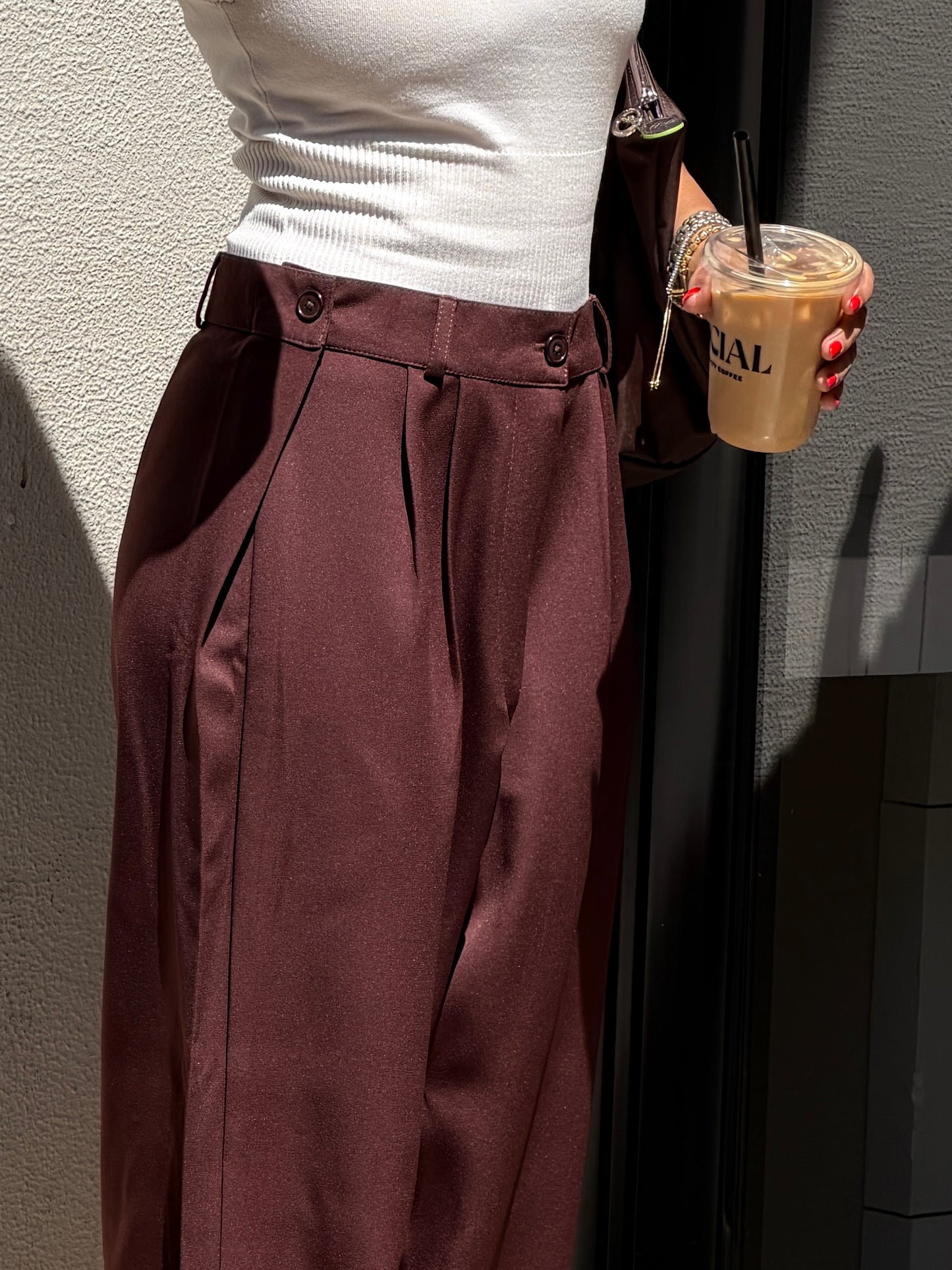 Smart Tailored Pants | Wide-Leg Fit