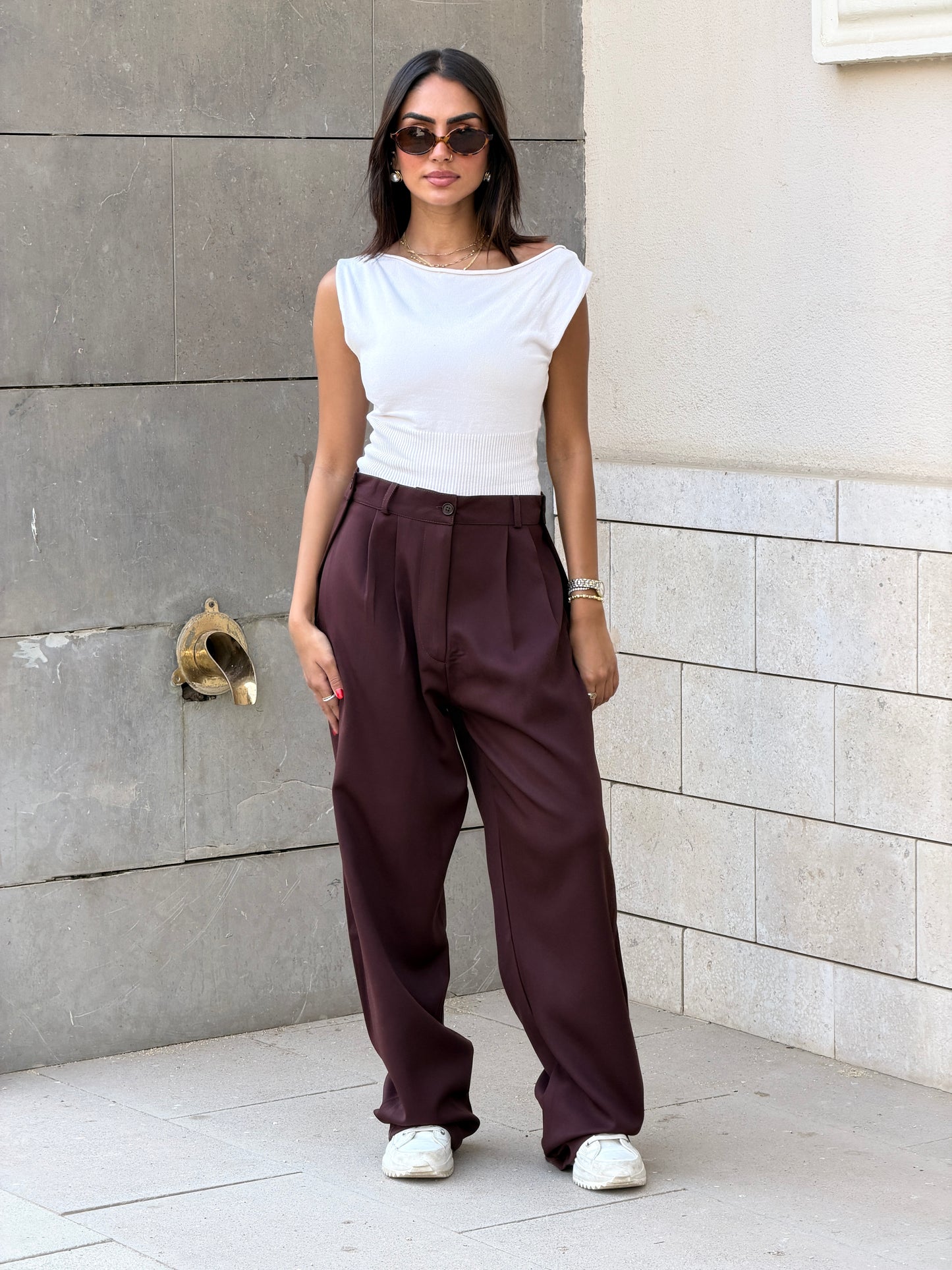 Smart Tailored Pants | Wide-Leg Fit