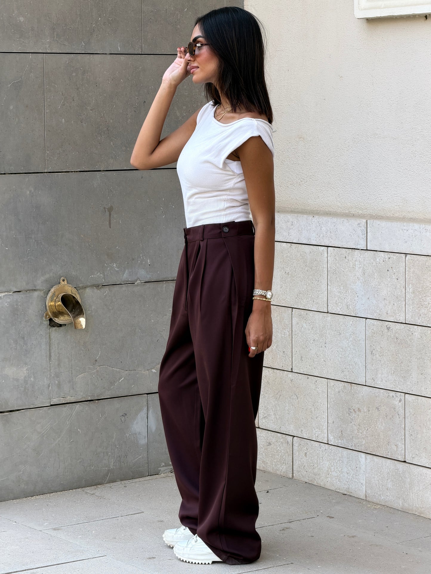 Smart Tailored Pants | Wide-Leg Fit