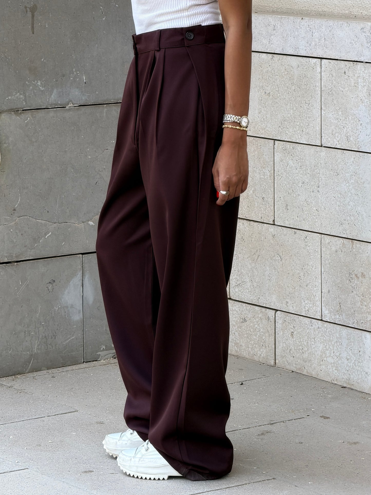 Smart Tailored Pants | Wide-Leg Fit