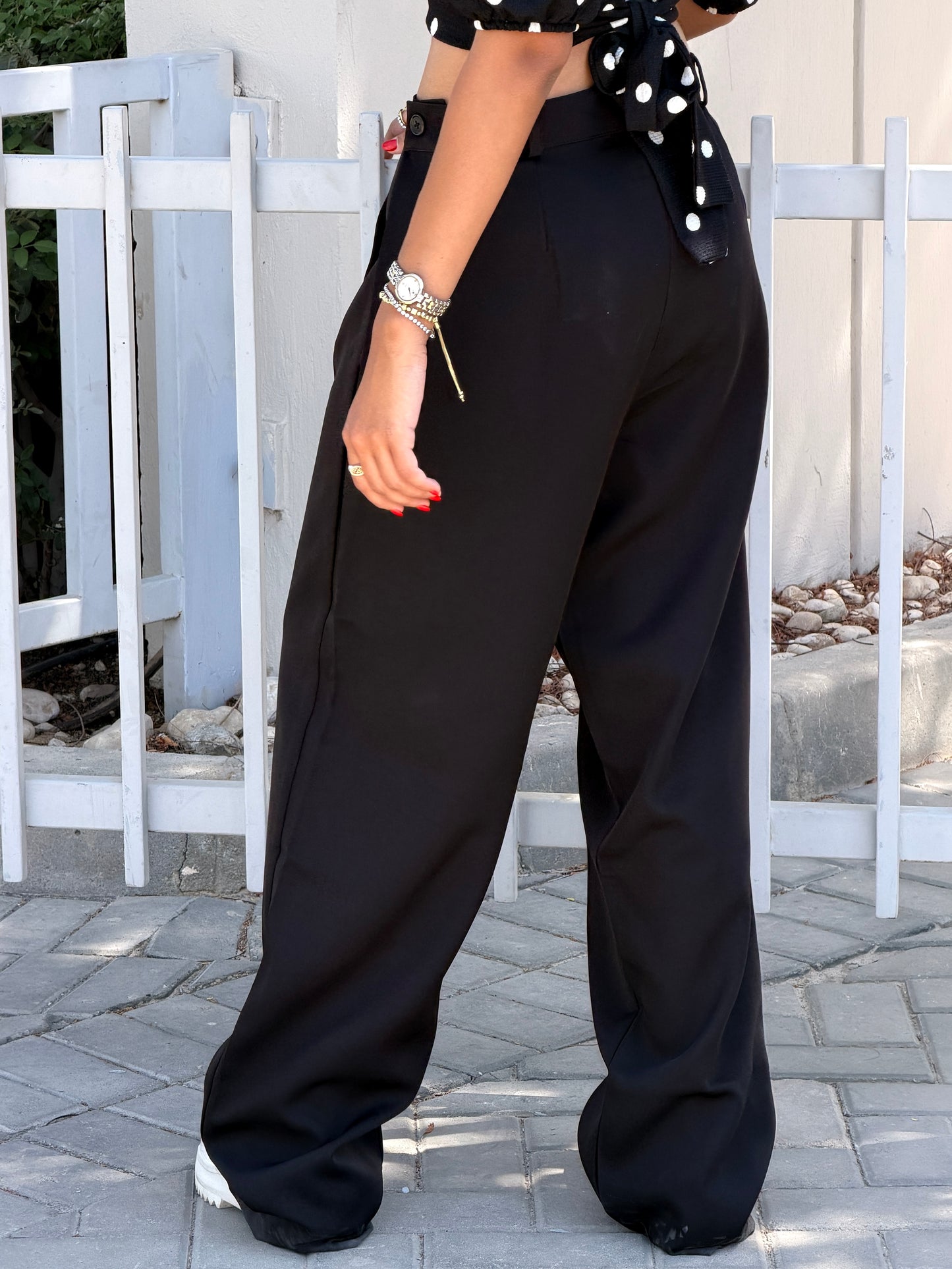 Smart Tailored Pants | Wide-Leg Fit