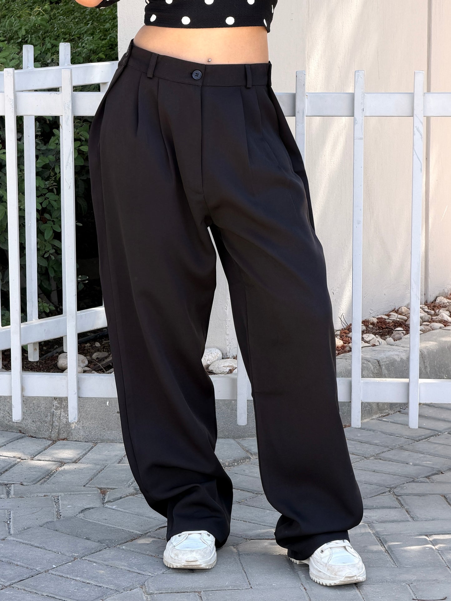 Smart Tailored Pants | Wide-Leg Fit