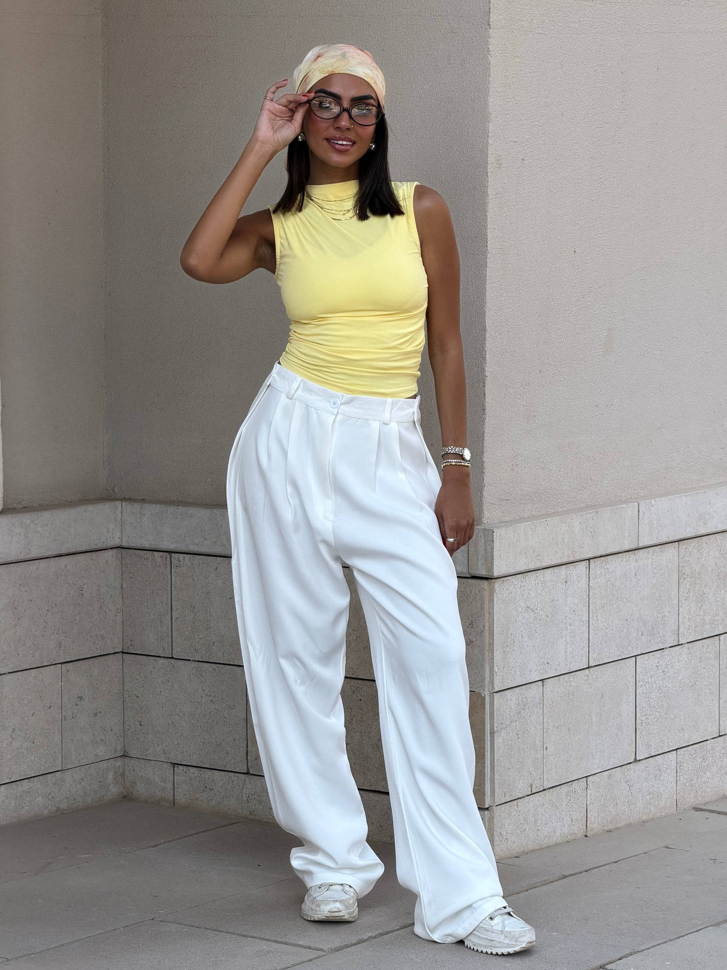 Smart Tailored Pants | Wide-Leg Fit