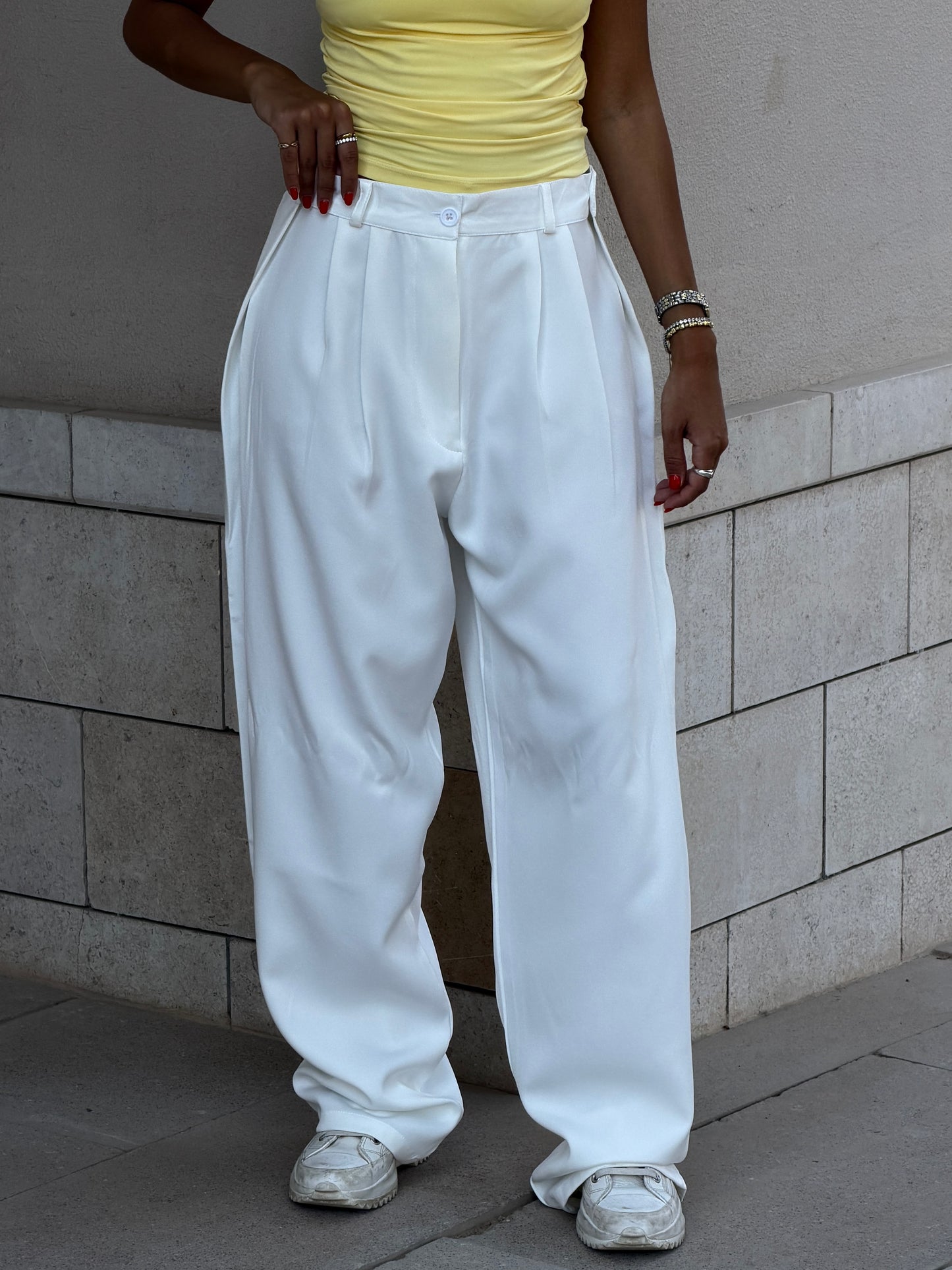 Smart Tailored Pants | Wide-Leg Fit