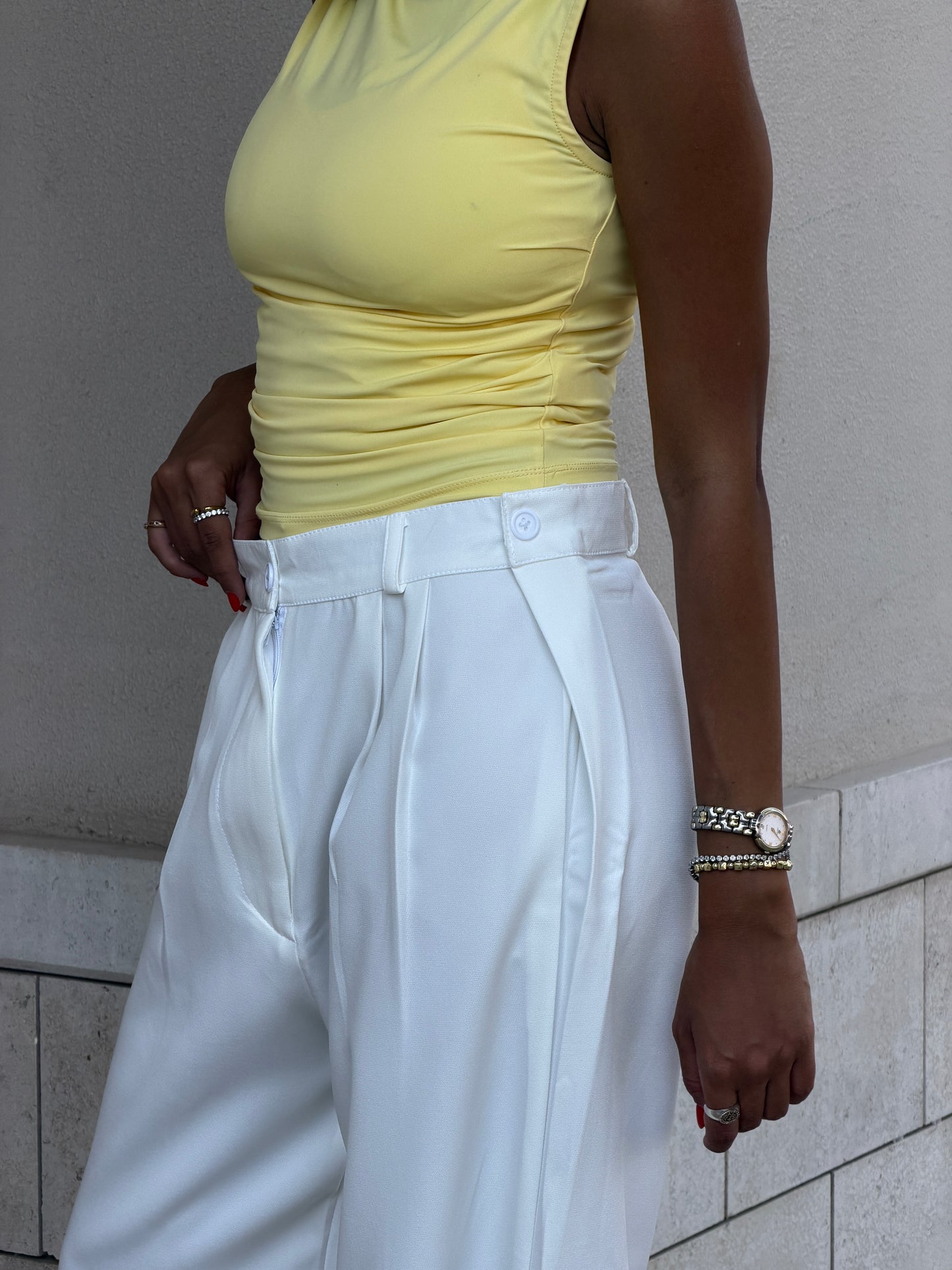 Smart Tailored Pants | Wide-Leg Fit