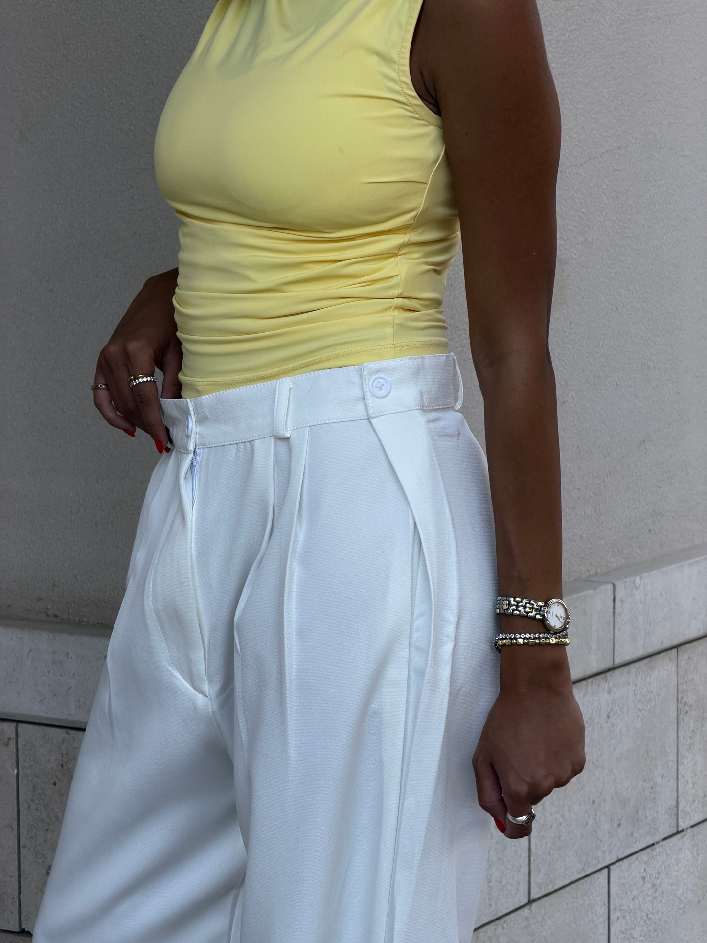 Smart Tailored Pants | Wide-Leg Fit