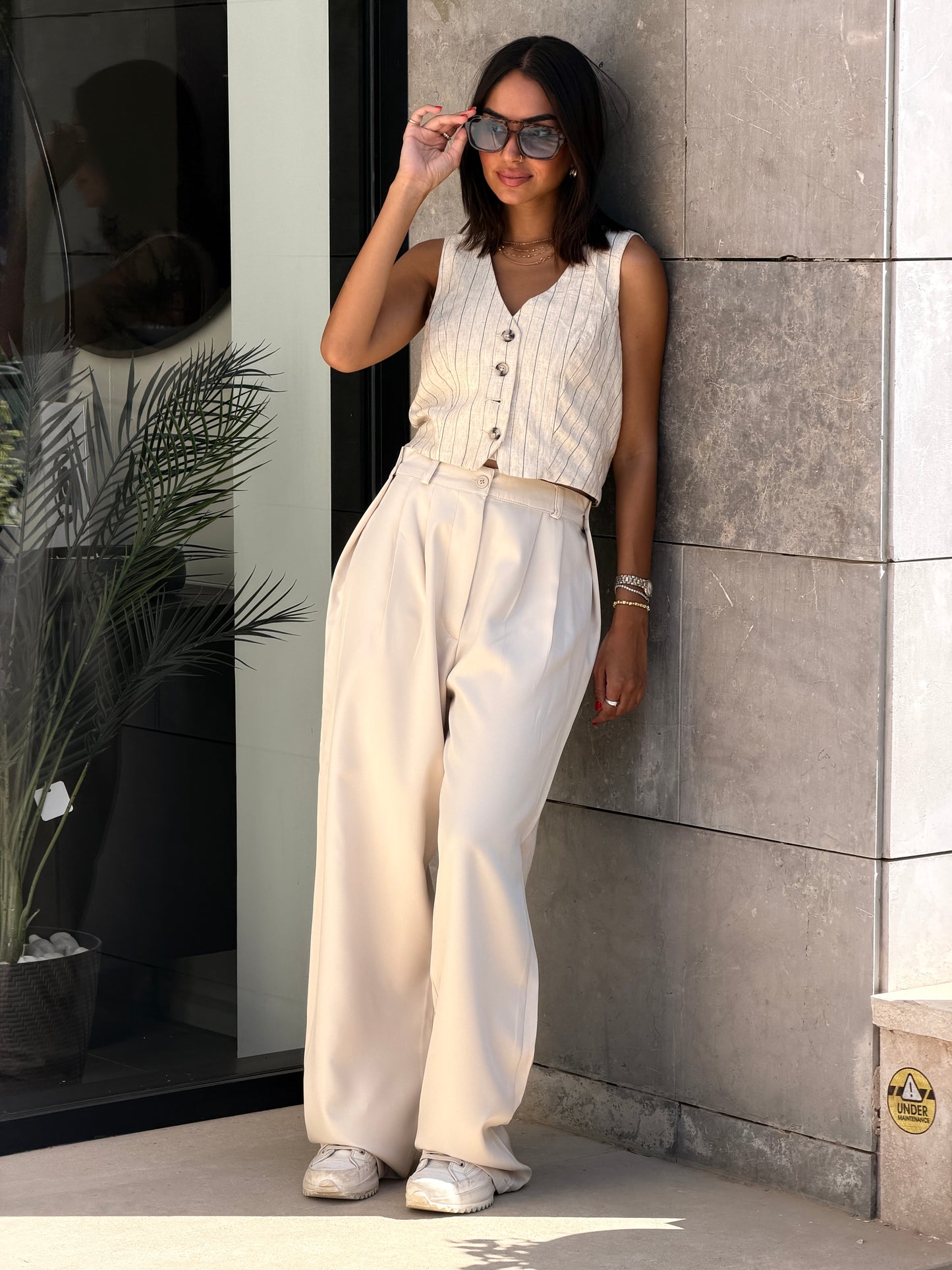 Smart Tailored Pants | Wide-Leg Fit