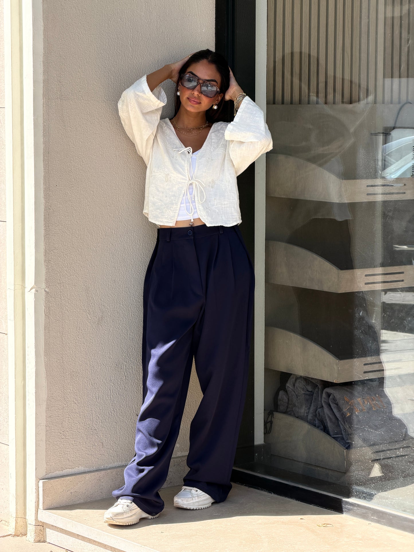 Smart Tailored Pants | Wide-Leg Fit