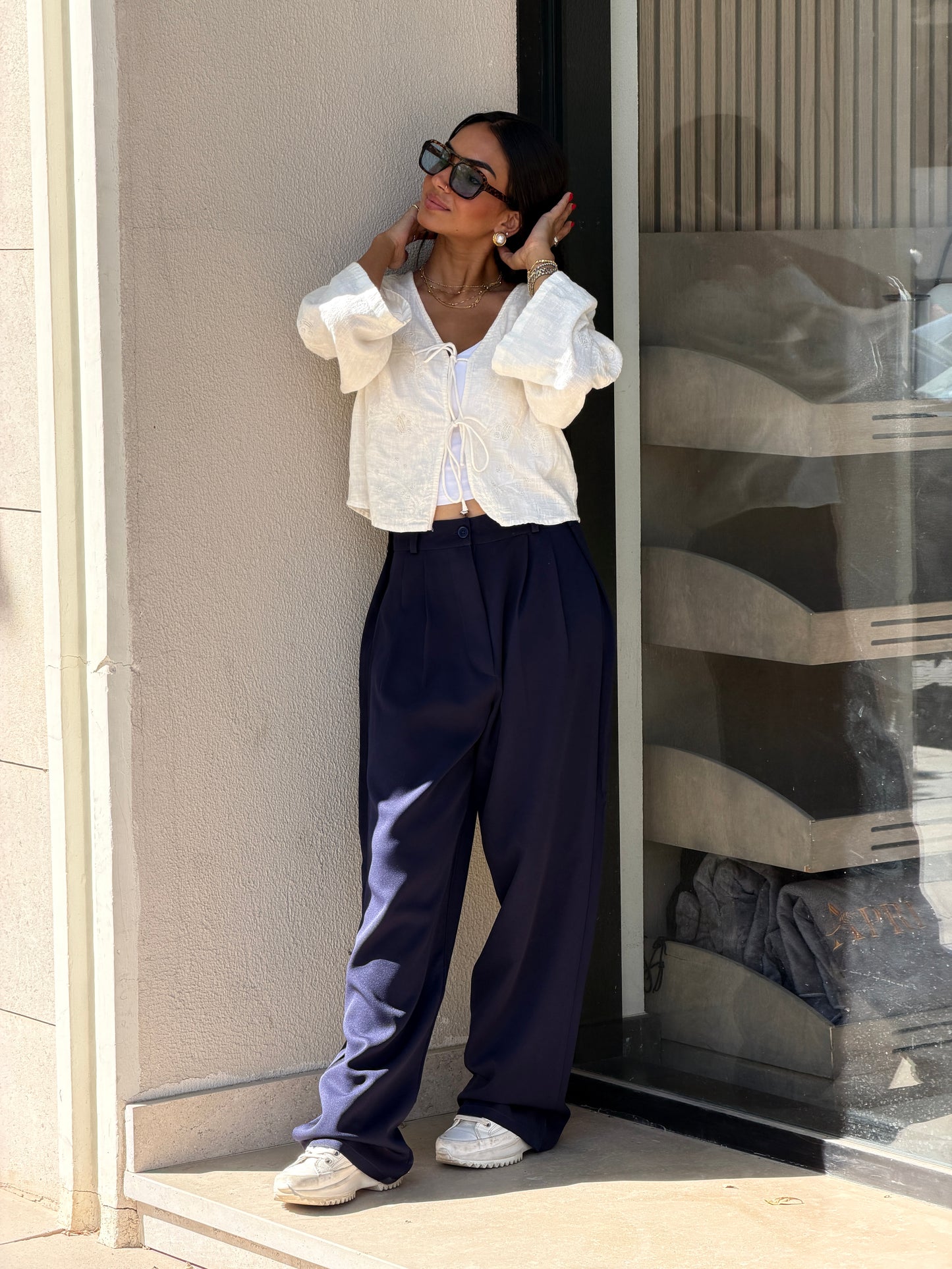 Smart Tailored Pants | Wide-Leg Fit