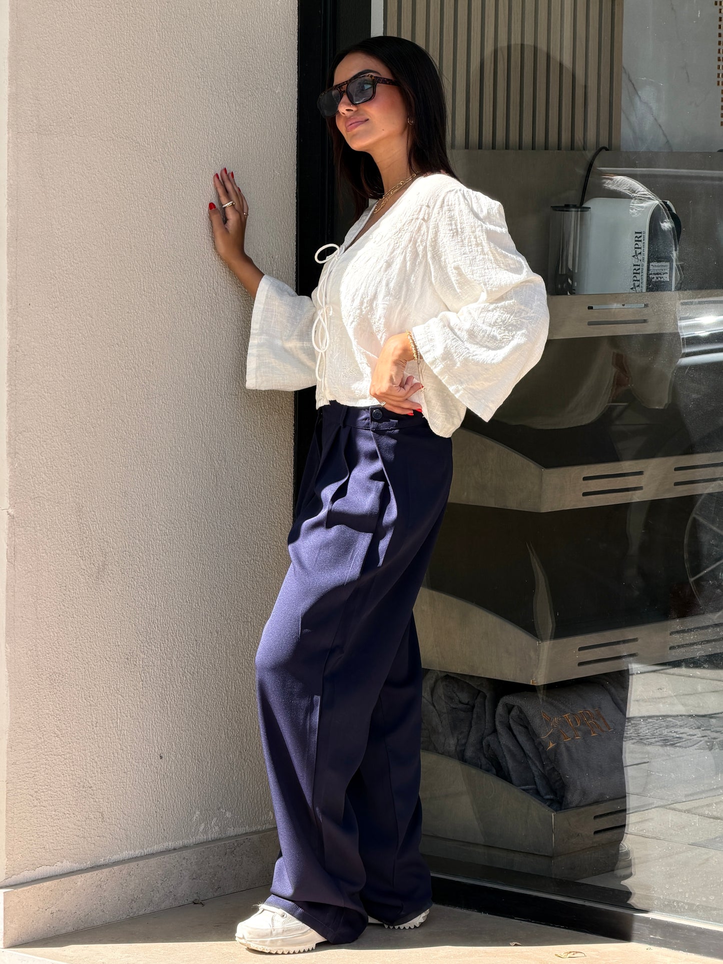 Smart Tailored Pants | Wide-Leg Fit