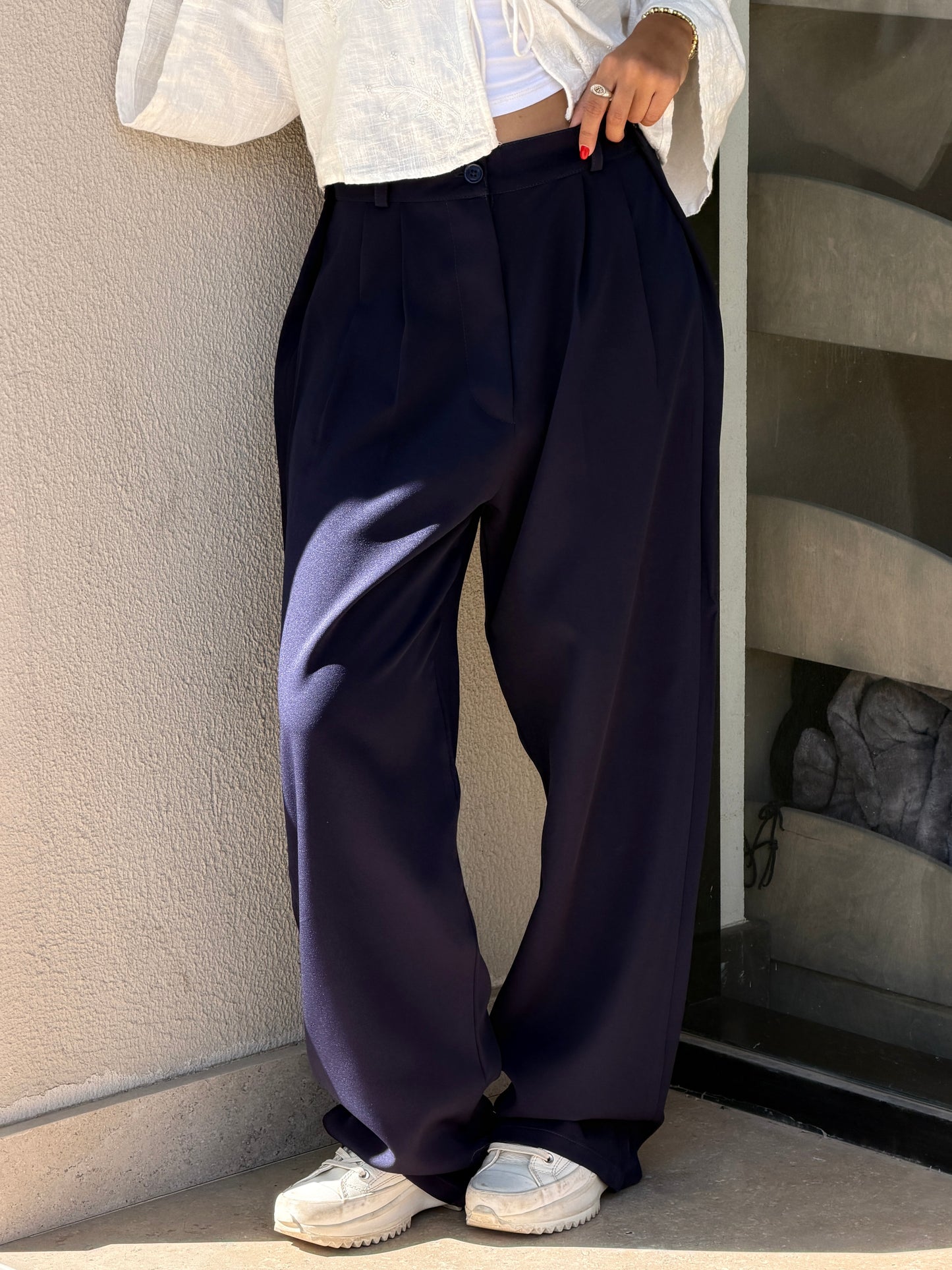Smart Tailored Pants | Wide-Leg Fit