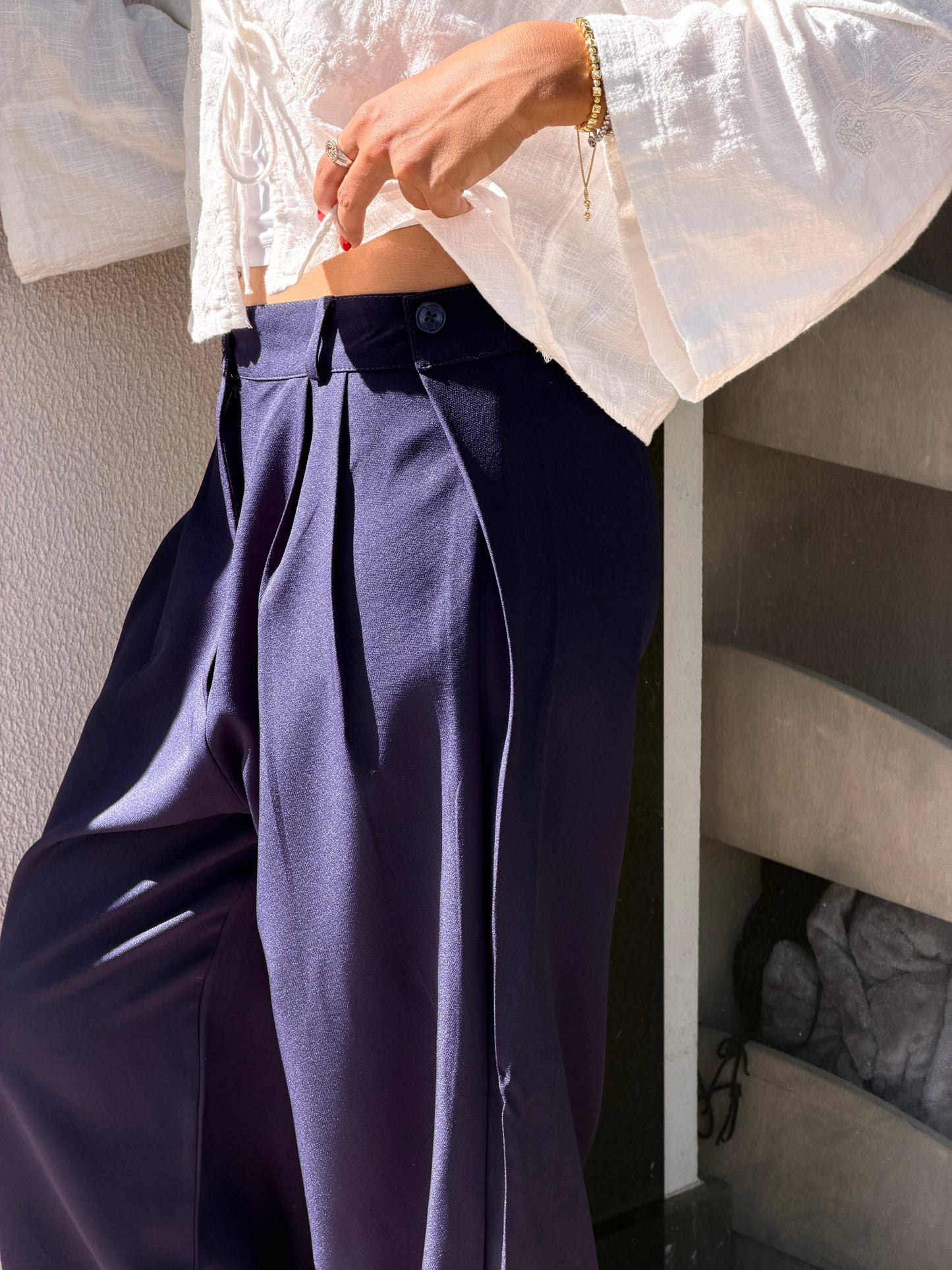 Smart Tailored Pants | Wide-Leg Fit