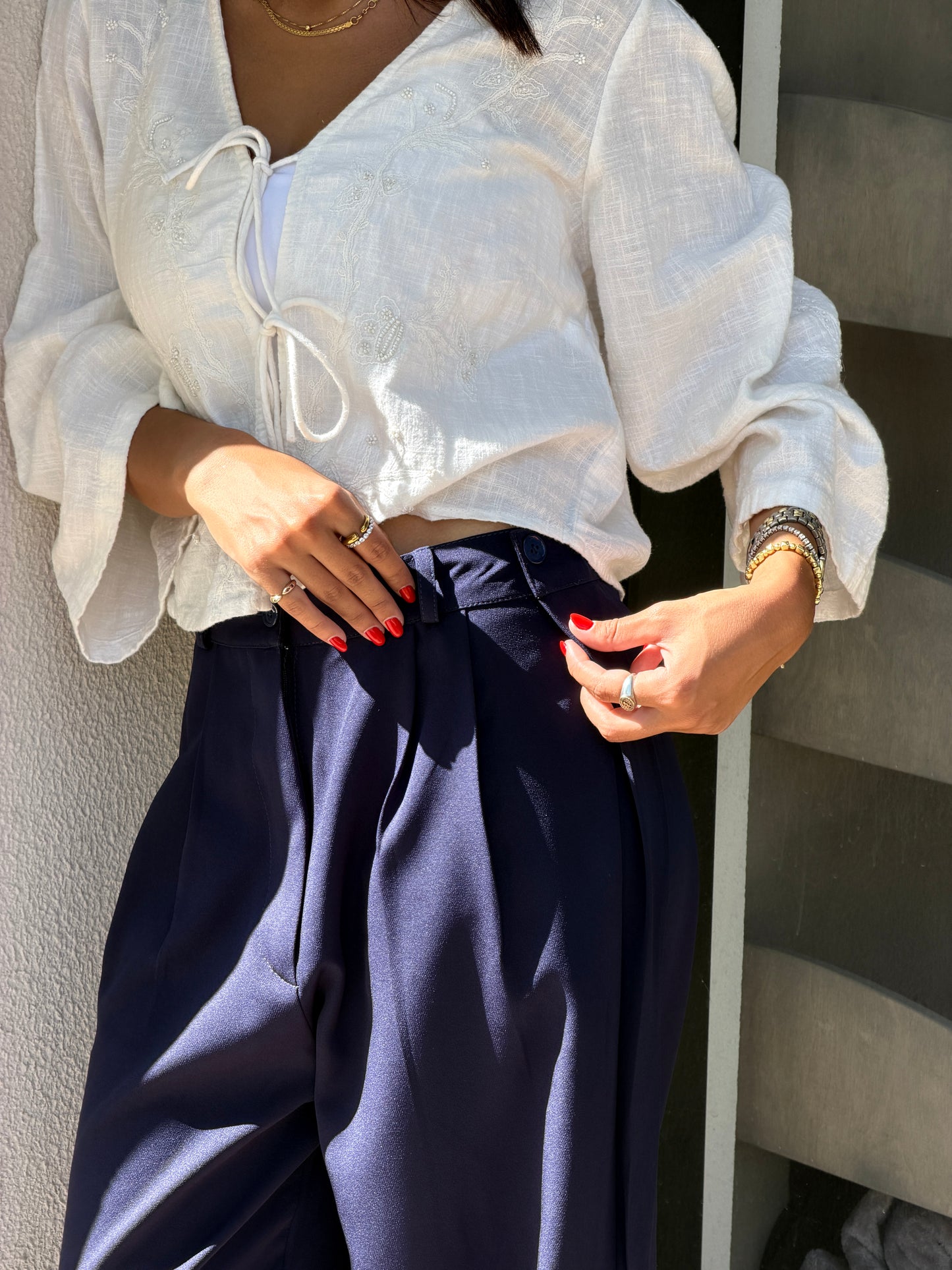 Smart Tailored Pants | Wide-Leg Fit