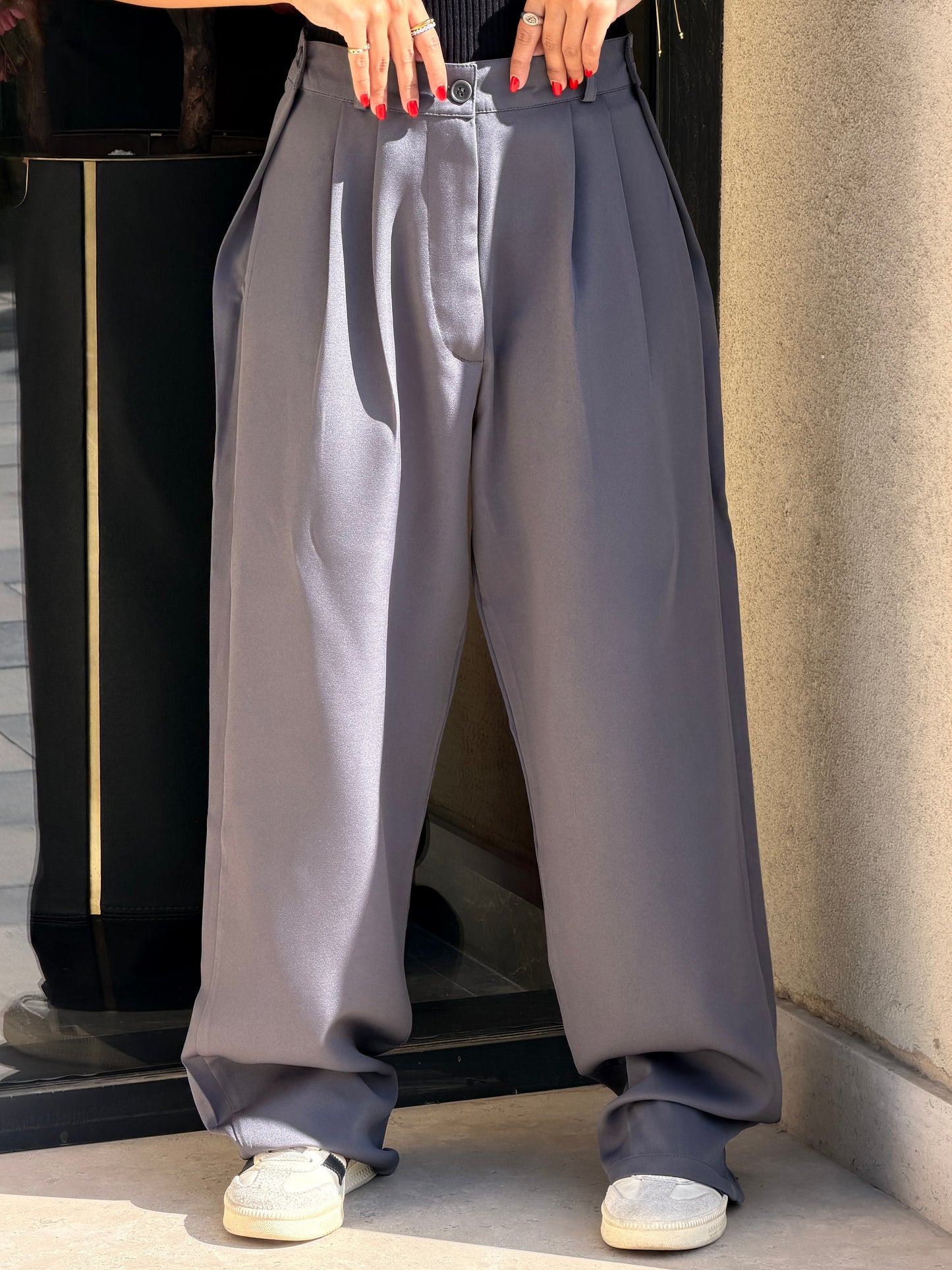 Smart Tailored Pants | Wide-Leg Fit