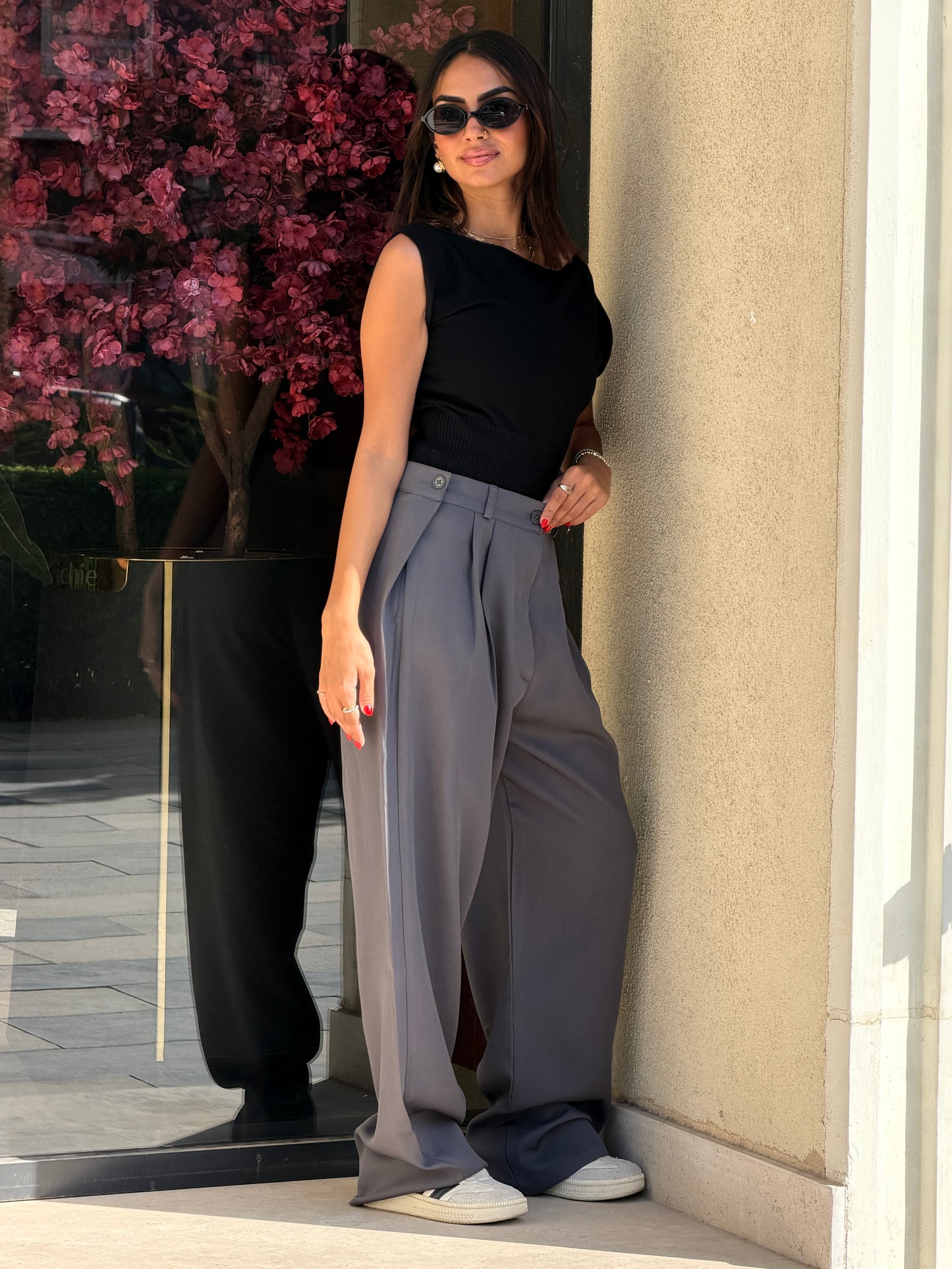 Smart Tailored Pants | Wide-Leg Fit