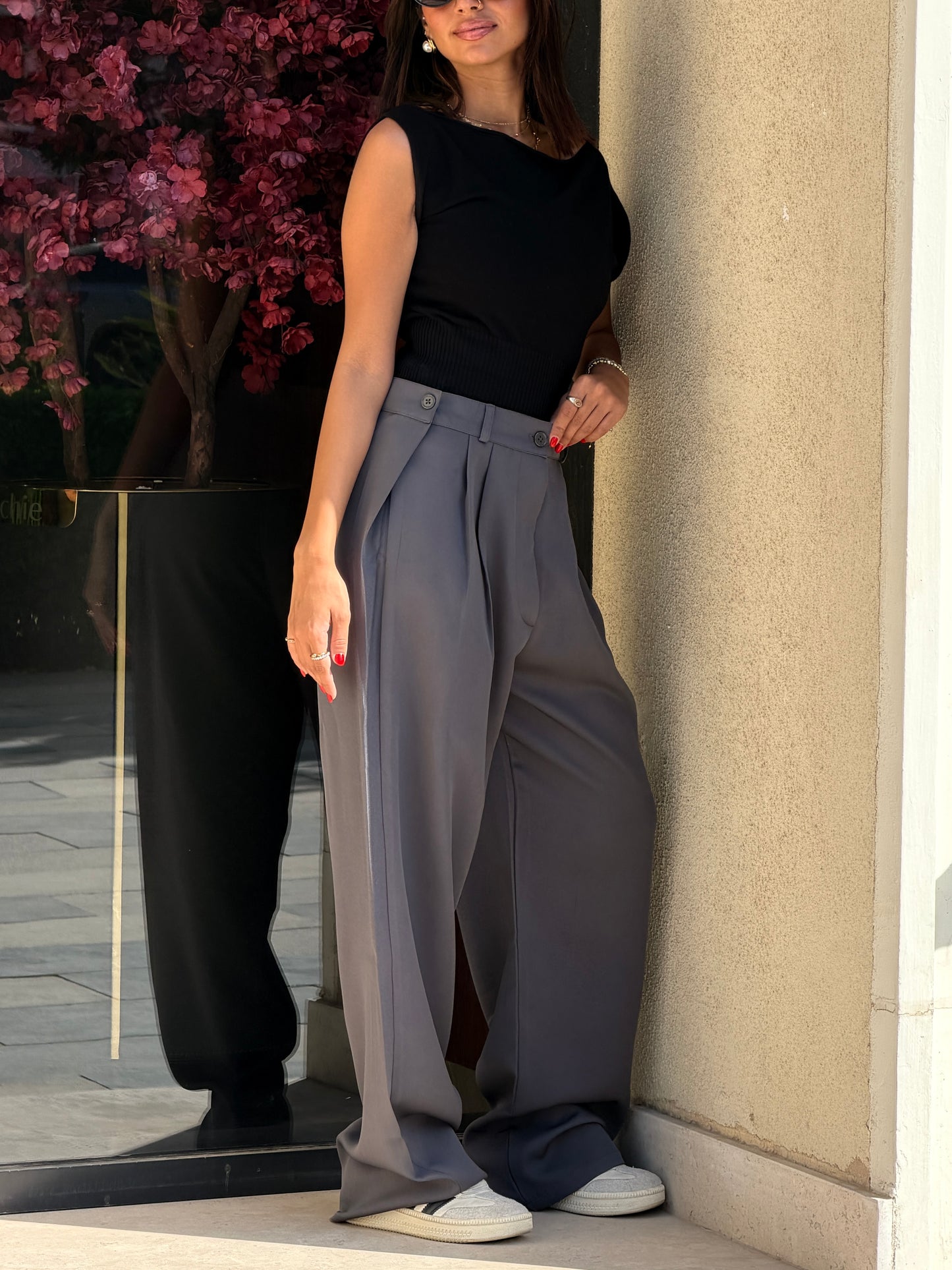 Smart Tailored Pants | Wide-Leg Fit