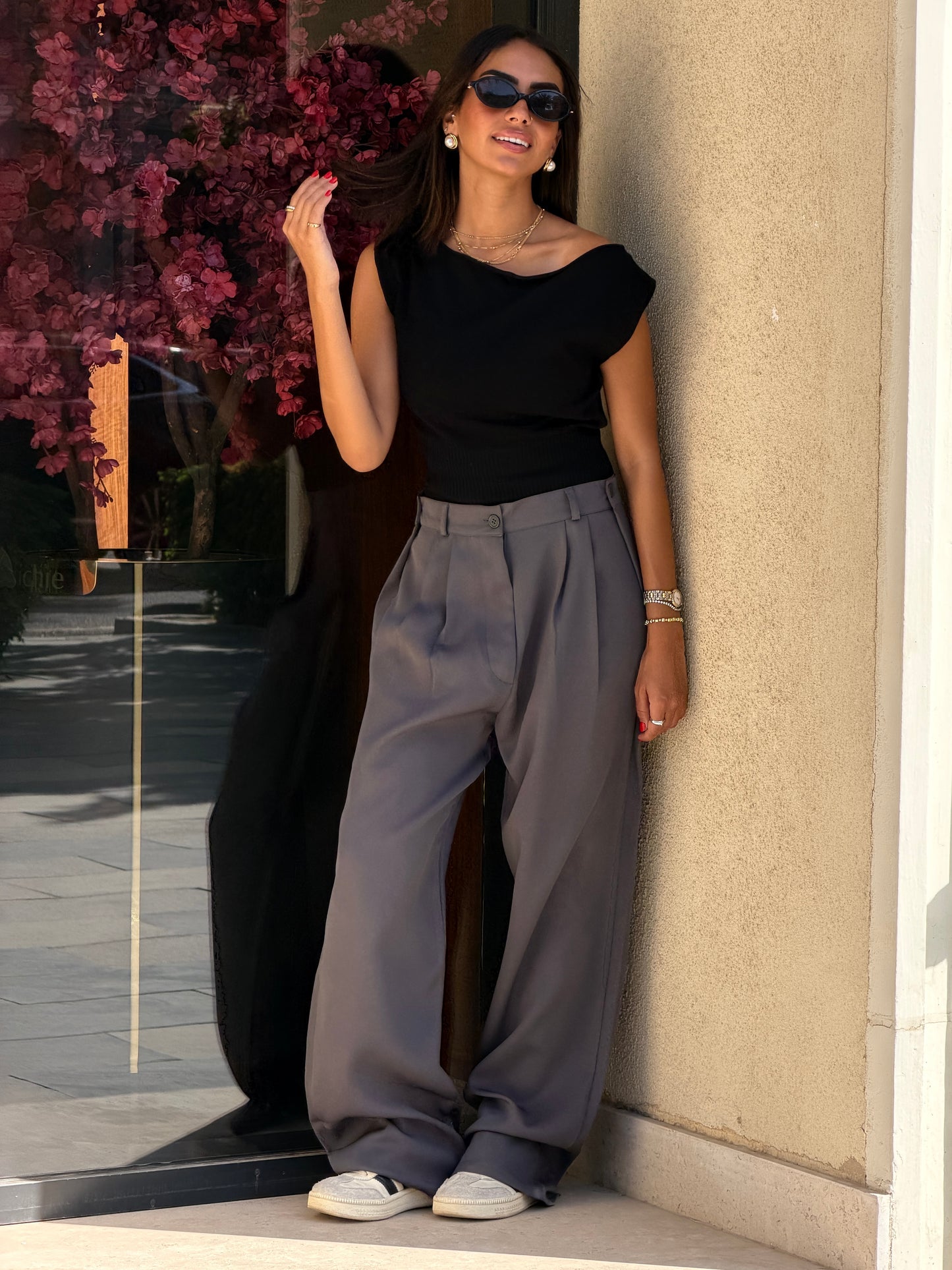 Smart Tailored Pants | Wide-Leg Fit