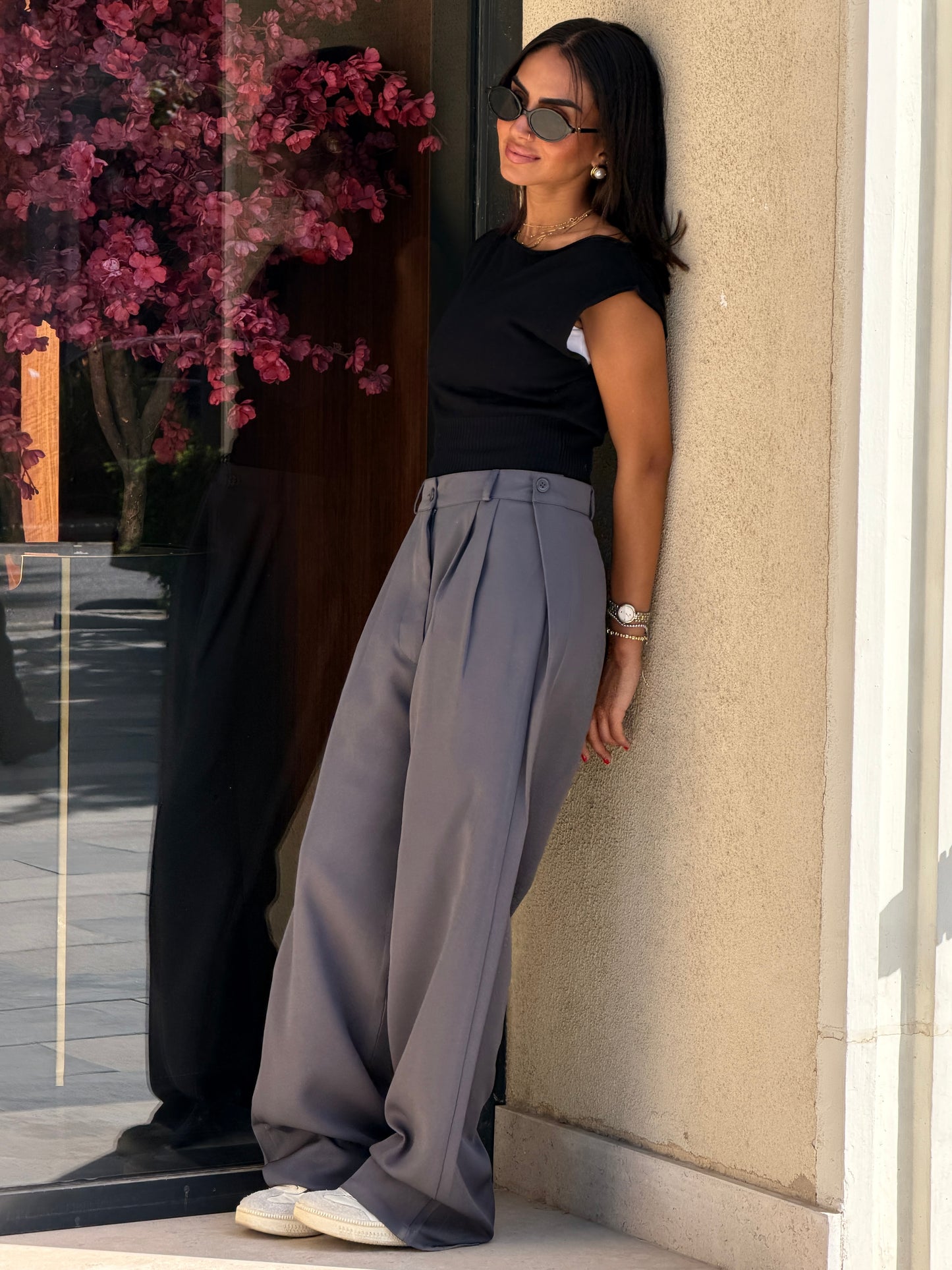 Smart Tailored Pants | Wide-Leg Fit
