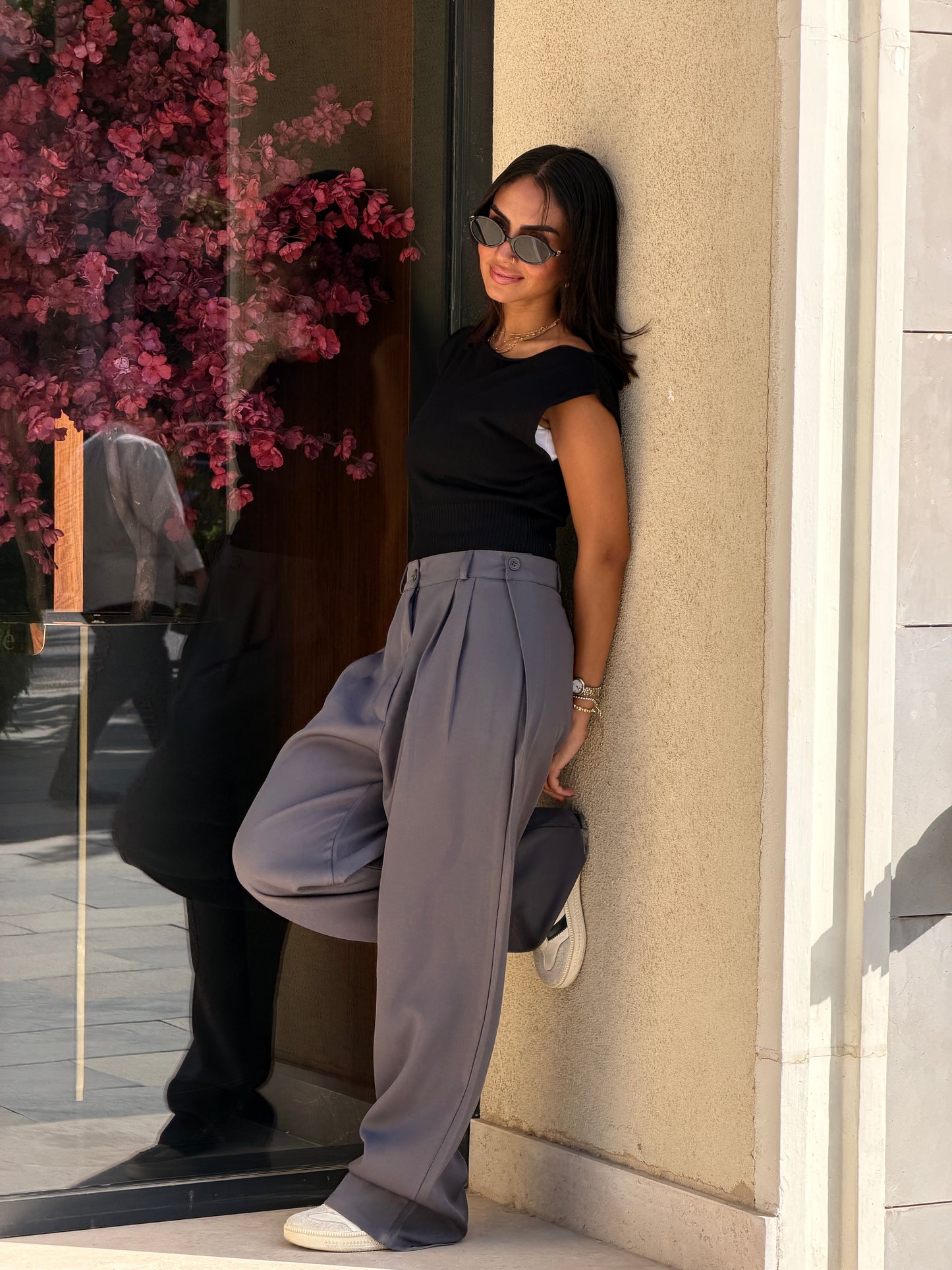 Smart Tailored Pants | Wide-Leg Fit
