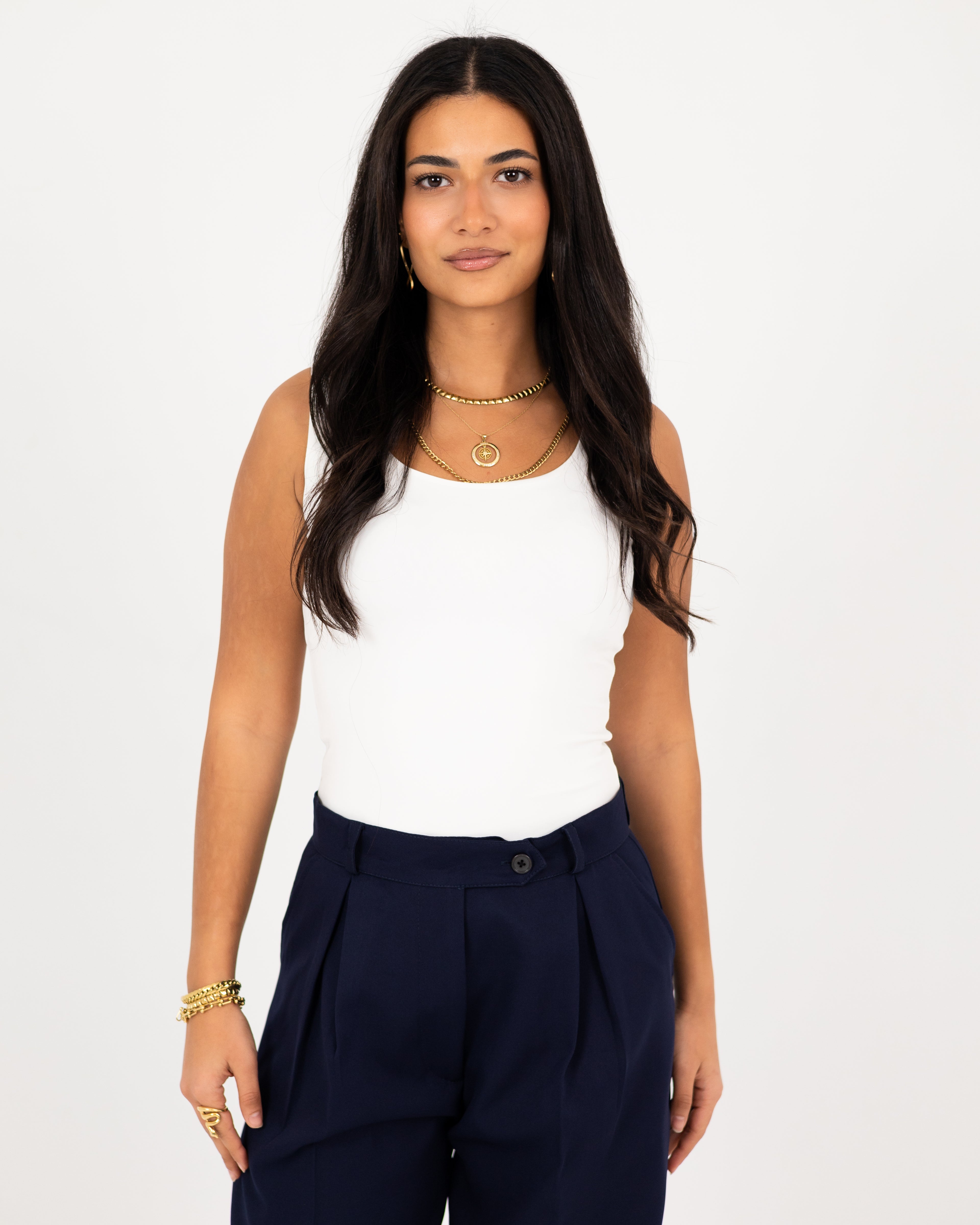 Wide-Leg Modern Pants