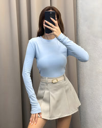 Basic top with sleeves