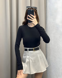 Basic top with sleeves